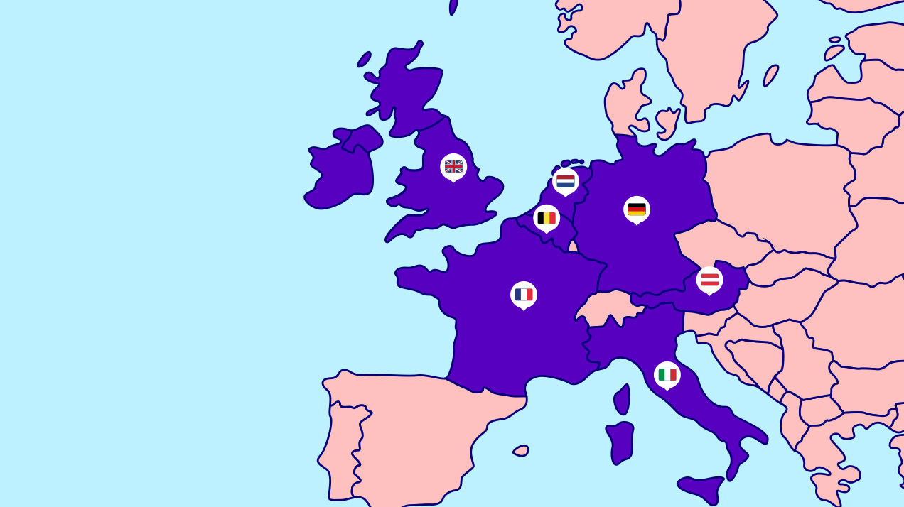 Bons cadeaux internationaux pour plus de 8 pays
